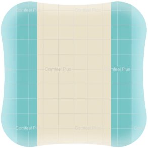 Hydrokolloid bandage, Comfeel Plus Ulcus, 10x10cm, mat, latexfri, steril, engangs *Denne vare tages ikke retur*