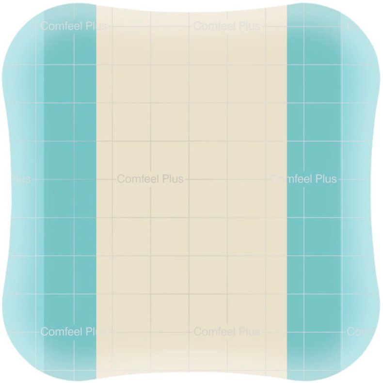 Hydrokolloid bandage, Comfeel Plus Ulcus, 10x10cm, mat, latexfri, steril, engangs *Denne vare tages ikke retur*
