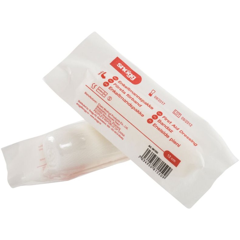 Bandage, Sn�gg, 3,7m x 10cm, enkeltmandspakke, steril *Denne vare tages ikke retur*