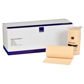 Ideal st�tteforbinding, ABENA, 5m x 10cm, off-white, usteril, flergangs