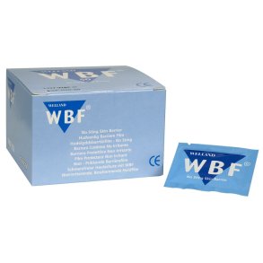 Hudbeskyttelsesfilm serviet, Welland, 15x7,5cm, 1,7 ml, silikonebaseret, uden alkohol, usteril, engangs