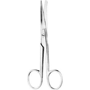 Sygeplejesaks, 14cm, rustfrit st�l, med knop