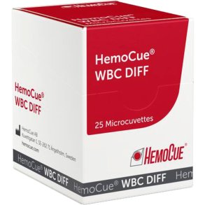 Kuvetter, HemoCue WBC DIFF, i �ske, enkeltstykspakket