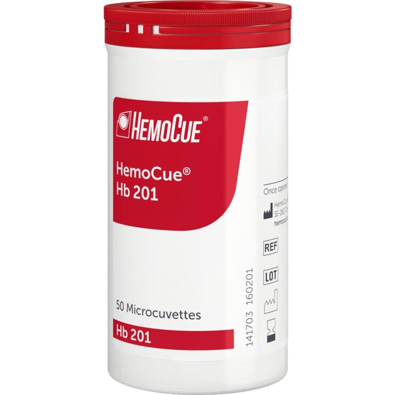 Kuvetter, HemoCue Hb 201+, i b�tte