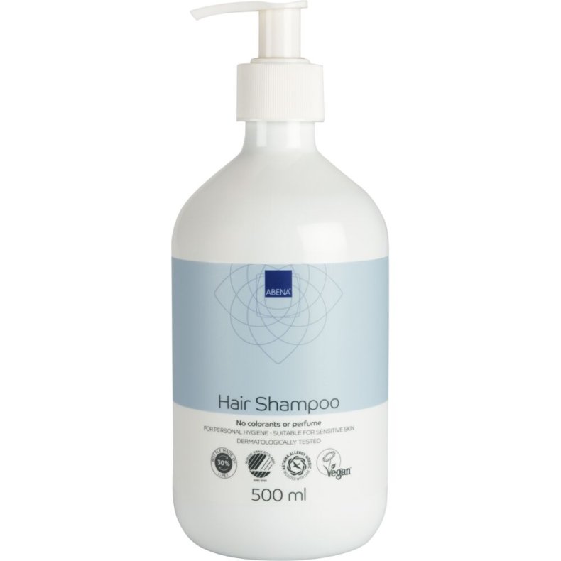 H�rshampoo, ABENA, 500 ml, uden farve og parfume