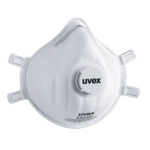 �ndedr�tsv�rn, Uvex Silv-Air, 2310, One size, hvid, polyester/PP, FFP3 NR D, med ventil