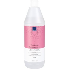 Overfladedesinfektion, ABENA, 1000 ml, 70% ethanol, flaske med klikl�g