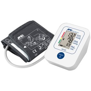 Blodtryksapparat, A&D Medical, hvid, UA-611 fuldautomatisk, inkl. medium manchet
