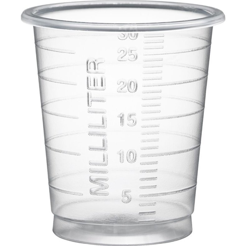 Medicinb�ger, Eco, 30 ml, transparent, med graduering