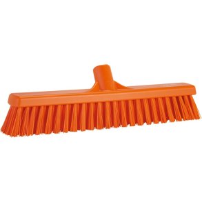Fejekost, Vikan, orange, polyester/PP/rustfrit st�l, 41 cm, bl�d/stiv *Denne vare tages ikke retur*