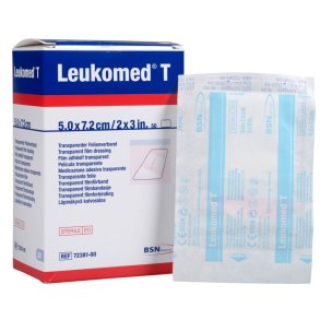 Filmforbinding, Leukomed T, 7,2x5cm, transparent, latexfri, steril *Denne vare tages ikke retur*
