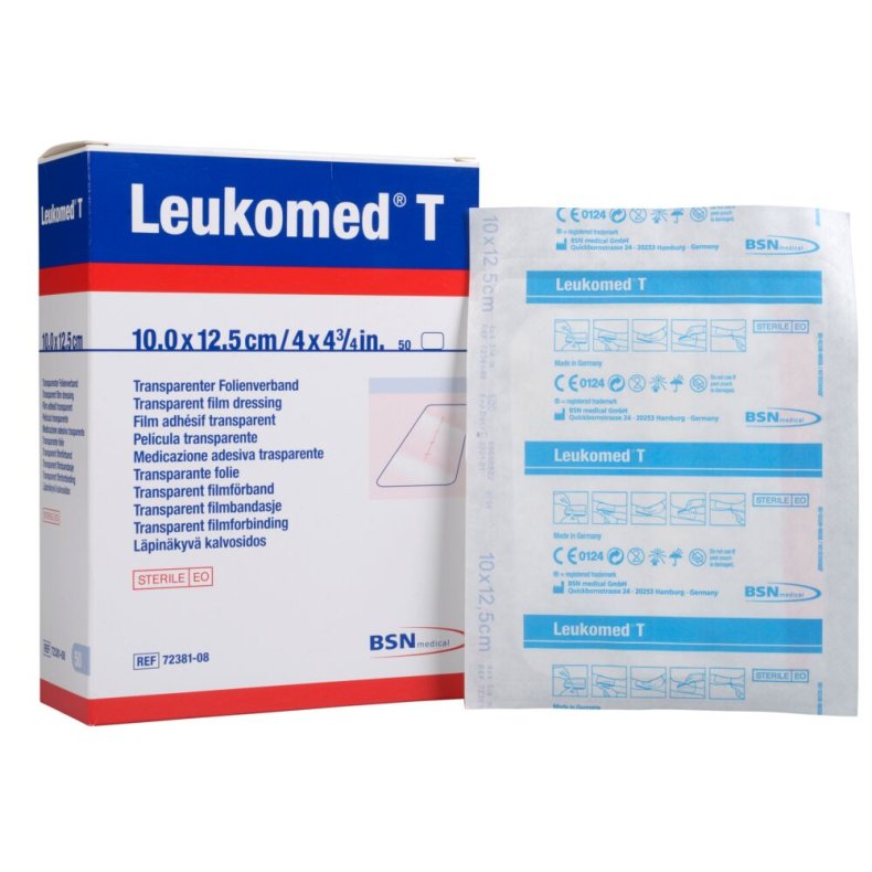 Filmforbinding, Leukomed T, 12,5x10cm, transparent, latexfri, steril *Denne vare tages ikke retur*
