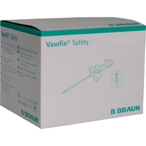 I.V. kanyle, Vasofix Safety, gul, 24G, 0,7x19mm, steril *Denne vare tages ikke retur*
