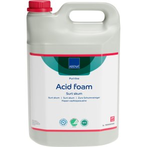 Skumreng�ring, ABENA Puri-Line, 5 l, sur/afkalkende, uden klor, farve og parfume