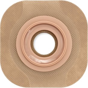 Stomiplade, Conform 2 CeraPlus, beige, 55 mm, 13-38 mm, ceramid, opklipbar, med kl�bekant