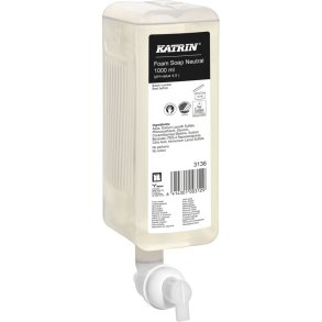 Skums�be, Katrin, 1000 ml, uden farve og parfume,0,4 ml pr. dosering
