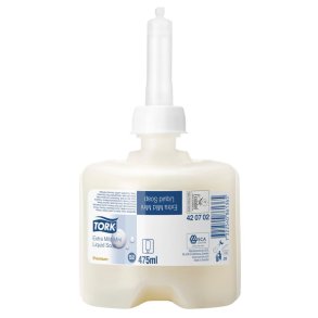 H�nds�be, Tork Premium, 475 ml, S2, uden farve og parfume, flydende, mini,1,0 ml pr. dosering