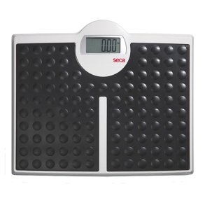 Personv�gt, Seca 813, 37,3x43,3x4,7cm, sort, Med bred tr�deflade, max 200 kg