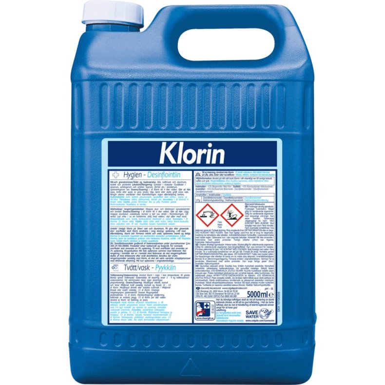 Klorreng�ring, Klorin, 5 l, naturel, uden farve og parfume