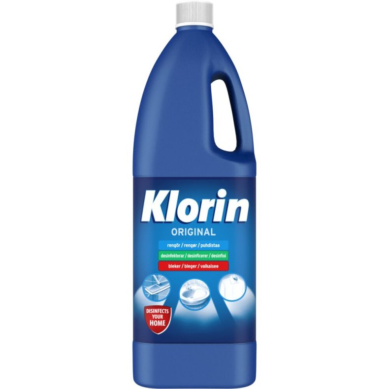 Klorreng�ring, Klorin, 1,5 l, naturel, uden farve og parfume