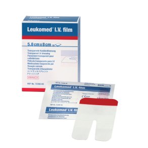 IV-fiksering, Leukomed I.V., 6x8cm, transparent, latexfri, steril *Denne vare tages ikke retur*
