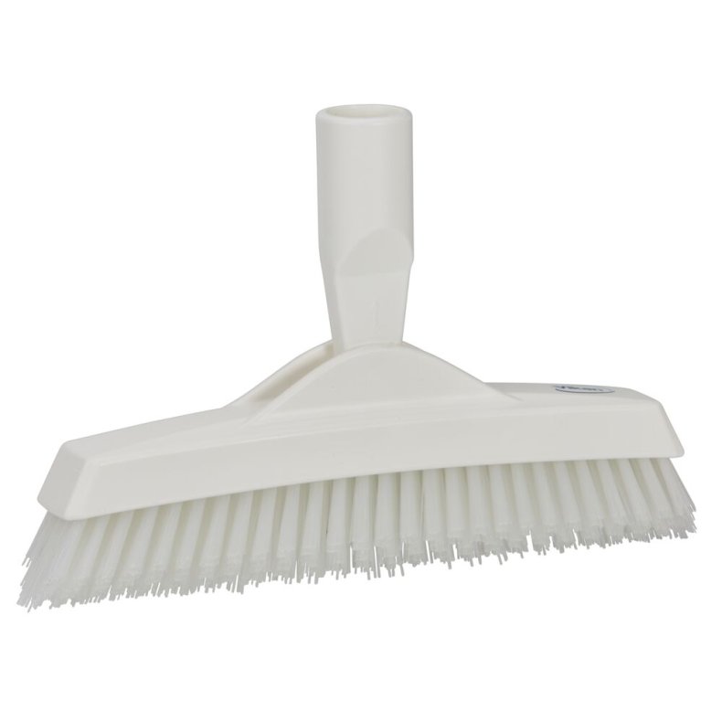 Fugeskrubbe, Vikan, 22,5x3,5x9cm, hvid, polyester/PP/rustfrit st�l, meget stiv