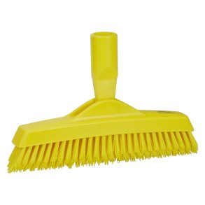Fugeskrubbe, Vikan, 22,5x3,5x9cm, gul, polyester/PP/rustfrit st�l, 22,5 cm, meget stiv *Denne vare tages ikke retur*
