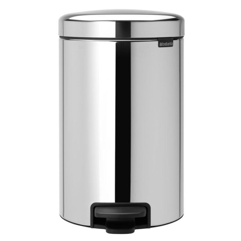 Pedalspand, Brabantia newIcon, st�l, rustfrit st�l, 12 l, plast inderspand, og soft close l�g *Denne vare tages ikke retur*