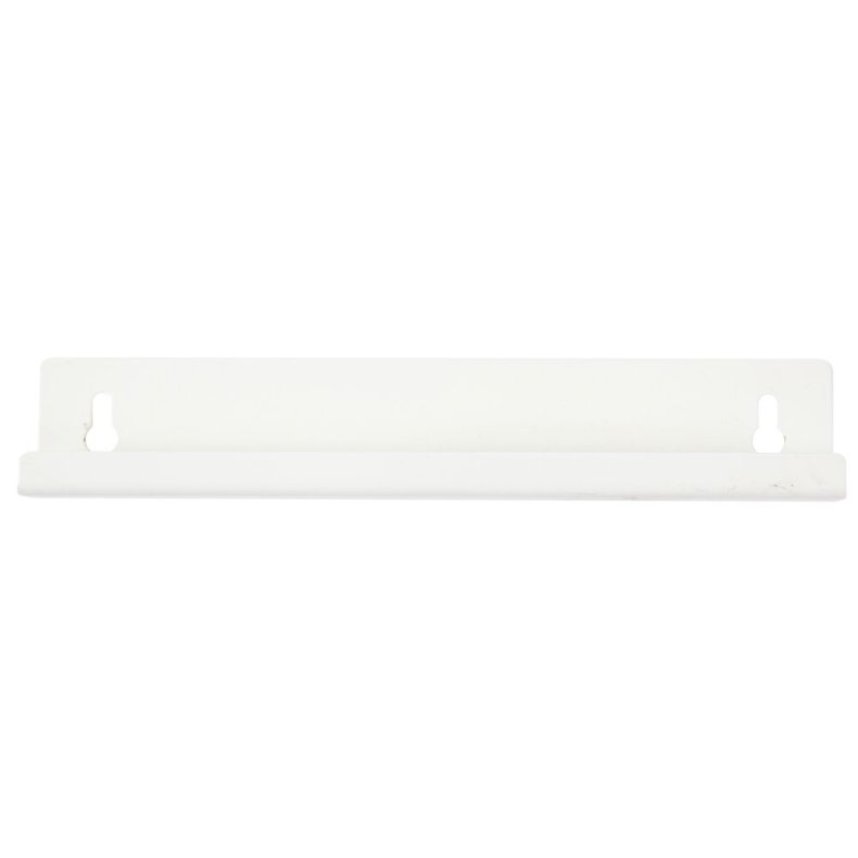 V�gbeslag, 0,3x15,5x4cm, hvid, metal, til 4,45, 8 og 15 l plast spande med sving l�g