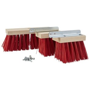 St�vlerenserb�rster, Vikan, 32x11x11,5cm, galvaniseret st�l/PVC/tr�, stiv