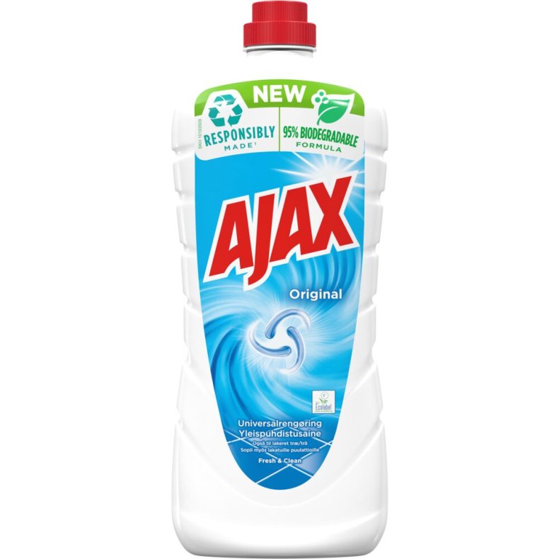 Universalreng�ring, Ajax Original, 1,25 l, uden farve, med parfume