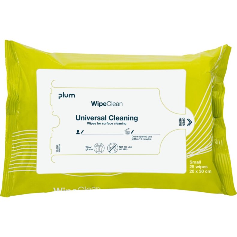 Reng�ringsklud, Plum WipeClean, 30x20cm, hvid, S