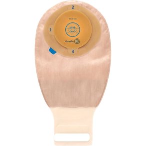 Ileostomipose, Esteem+ Stomahesive, L, 550 ml, beige, 30-40 mm, 1-dels, t�mbar, modellerbar, kulfilter, vindue *Denne vare tages ikke retur*