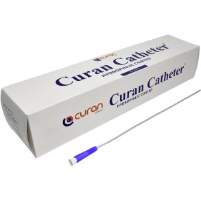 Engangskateter, Curan, nelaton, CH 14, 18cm, ucoated, female, steril *Denne vare tages ikke retur*