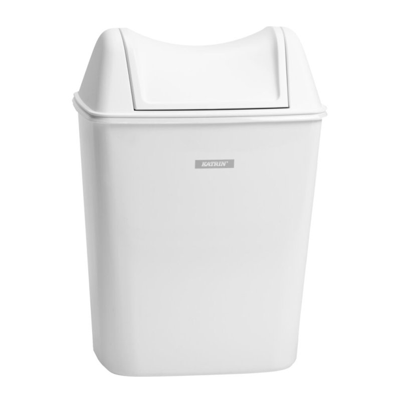 Affaldsspand, Katrin, hvid, plast, 8 l, forberedt til v�gmontering *Denne vare tages ikke retur*