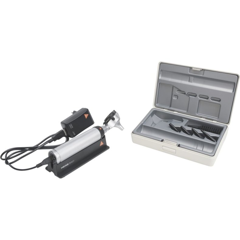 Otoskopis�t, HEINE, BETA 200, st�l, LED, komplet *Denne vare tages ikke retur*