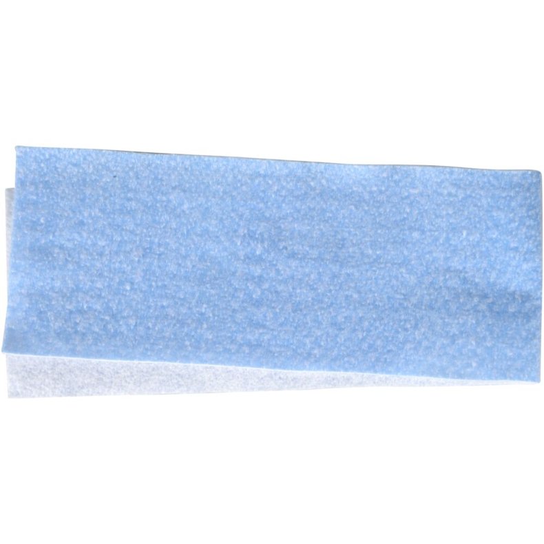 Engangsmoppe, bl�, PE/polyester, 60 cm, engangs