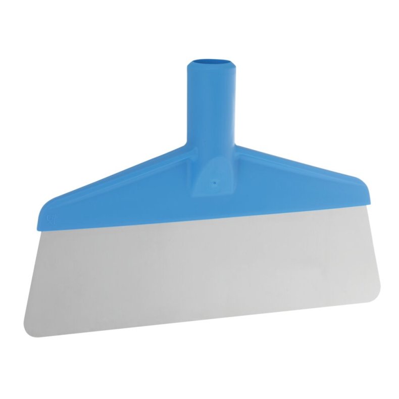 Gulvskraber, Vikan, 26x4x17,5cm, bl�, PP/rustfrit st�l, 26 cm, fleksibelt enkeltblad