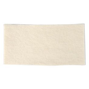 Polstervat, Hapla, 45x22,5cm x 10mm, off-white, filt, med hudvenlig kl�ber *Denne vare tages ikke retur*