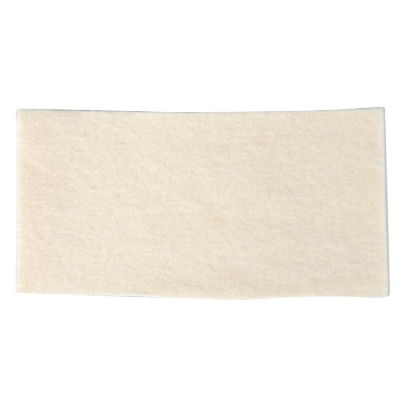 Polstervat, Hapla, 45x22,5cm x 10mm, off-white, filt, med hudvenlig kl�ber *Denne vare tages ikke retur*