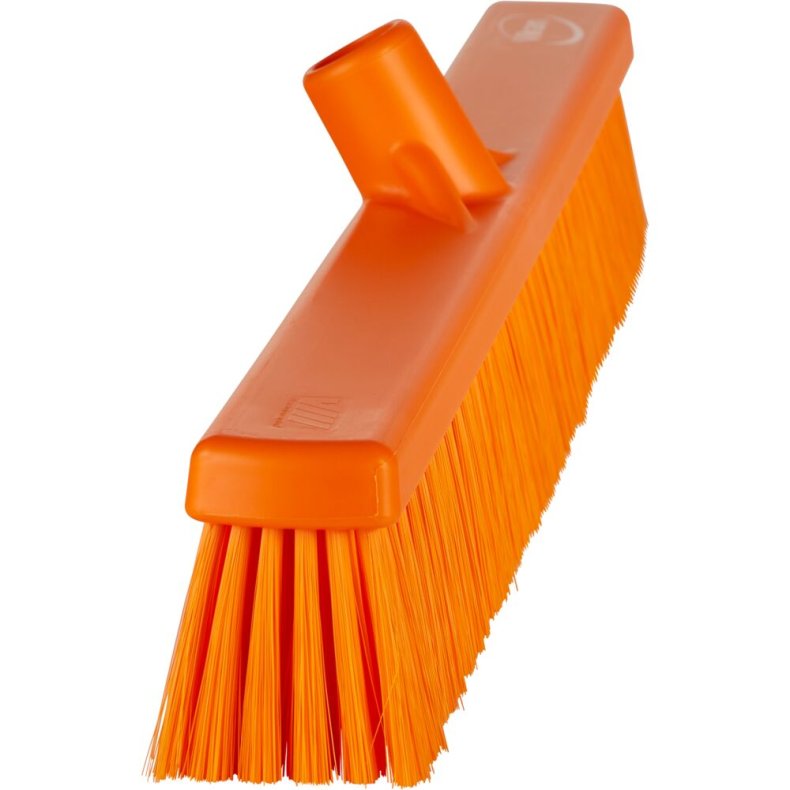 Fejekost, Vikan, orange, polyester/PP/rustfrit st�l, 61 cm, bl�d *Denne vare tages ikke retur*