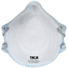 �ndedr�tsv�rn, THOR, One size, hvid, PP, FFP2 NR D, uden ventil