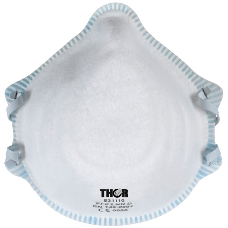 �ndedr�tsv�rn, THOR, One size, hvid, PP, FFP2 NR D, uden ventil