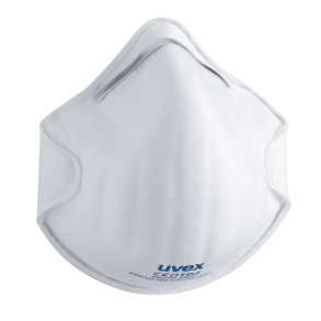 �ndedr�tsv�rn, Uvex Silv-Air 2100, One size, hvid, polyester/PP, FFP1 NR D, uden ventil
