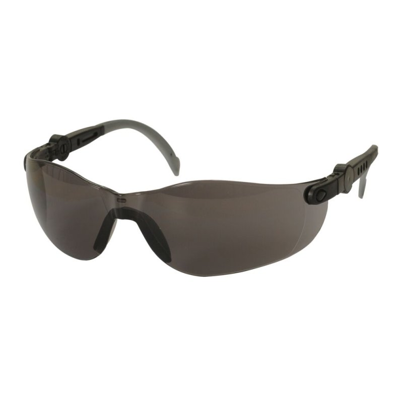 Beskyttelsesbrille, THOR Vision, One size, sort, PC, antirids, justerbare st�nger, flergangs