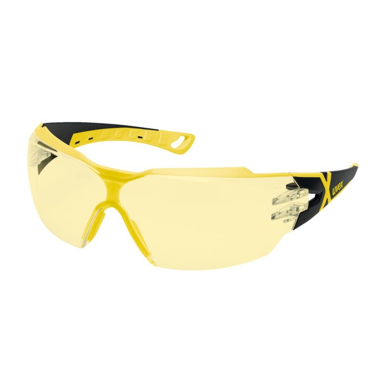 Beskyttelsesbrille, Uvex Pheos cx2, One size, gul, PC, flergangs
