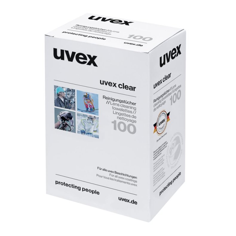 Pudseklud, Uvex, hvid, engangs