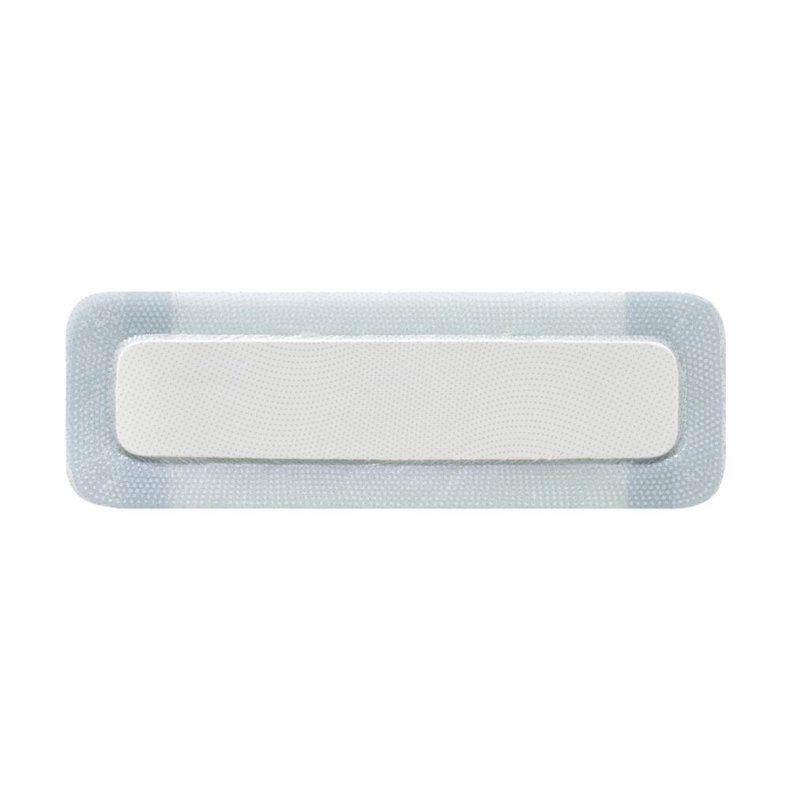 Skumbandage, Biatain Silicone, 30x10cm, m/silikonekontaktlag og silikonekl�b, latexfri, steril, engangs *Denne vare tages ikke retur*