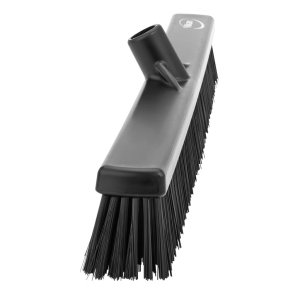 Fejekost, Vikan, sort, polyester/PP/rustfrit st�l, 61 cm, bl�d/stiv *Denne vare tages ikke retur*