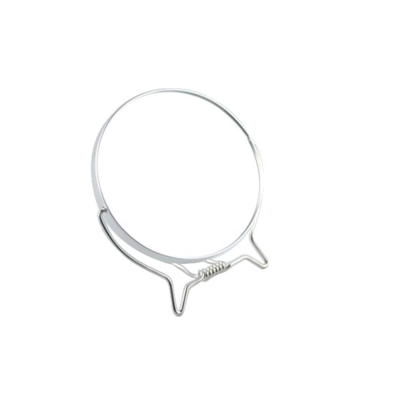 Barberspejl, �11,5cm, s�lv, vendbart, p� fod